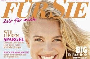 Jahreszeiten Verlag, FÜR SIE: Comedy-Star Anke Engelke im Exklusiv-Interview mit der FÜR SIE: "Bloß keine Angst vor Ängsten!"