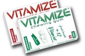 VITAMIZE®: VITAMIZE®: Schweizer Jungunternehmer erobert den Markt mit neuartigen Multivitamin-Kaugummis
