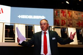drupa 2012: Unter dem Motto &quot;Discover HEI&quot; bietet Heidelberg maßgeschneiderte Lösungen für erfolgreiche Geschäftsmodelle in der Printmedien-Industrie (BILD)