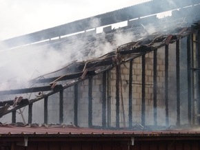 Feuerwehr Kalkar: Scheunenbrand