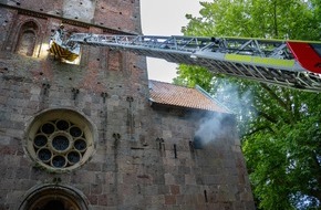 Kreisfeuerwehr Oldenburg: FW-OLL: Gro&szlig;angelegte &Uuml;bung an der Alexanderkirche in Wildeshausen