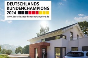 Bien-Zenker GmbH: Bien-Zenker ist "Deutschlands Kundenchampion" 2024 / Als einziger Fertighausanbieter erhält Bien-Zenker in diesem Jahr vom F.A.Z.-Institut diese Auszeichnung