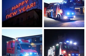 Feuerwehr M&ouml;nchengladbach: FW-MG: Einsatzbilanz der Feuerwehr zu Silvester 2025/2026