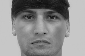Polizei Düsseldorf: POL-D: Wer kennt den Spielhallenräuber? - Polizei fahndet mit Phantombild nach unbekanntem Täter - Foto hängt als Datei an