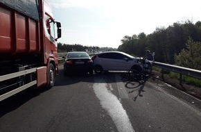 Polizeidirektion Kaiserslautern: POL-PDKL: Unfall bei Auffahrt auf die Autobahn