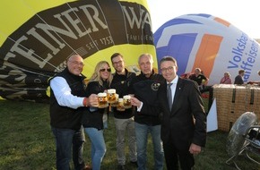 Warsteiner Brauerei: Bestes Ballonfahrer-Wetter zum Auftakt / 28. Warsteiner Internationale Montgolfiade mit erstem Massenstart und Night-Glow eröffnet