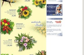 Tchibo GmbH: Neu: Blumen-Shop bei tchibo.de