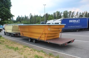 Polizeidirektion Kaiserslautern: POL-PDKL: Überbreiter Schwimmbadtransport