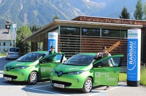 Tourismusverband Ramsau am Dachstein: Einmal mehr Vorreiter: Ramsau am Dachstein stellt kompletten Fuhrpark auf E-Cars um - BILD