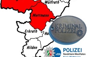 Polizei Mettmann: POL-ME: Einbrüche aus dem Kreisgebiet - Ratingen / Mettmann - 2108129