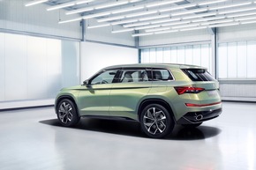 SKODA Showcar VisionS feiert Weltpremiere auf der Volkswagen Group Night in Genf (FOTO)