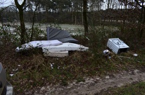 Polizeiinspektion Emsland/Grafschaft Bentheim: POL-EL: Lünne - Abfall illegal entsorgt - Hinweise gesucht
