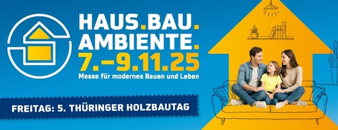 Messe Erfurt: Einladung zu Eröffnung & Presserundgang Haus.Bau.Ambiente. 2025