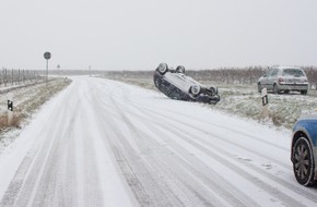 Polizeidirektion Worms: POL-PDWO: Bei Schnee zu schnell