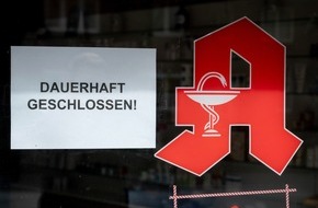 Apothekerkammer Nordrhein: Apothekensterben setzt sich auch 2026 fort: Erstes Quartal best&auml;tigt Trend seit &uuml;ber 25 Jahren