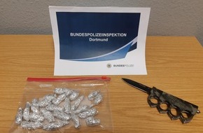 Bundespolizeidirektion Sankt Augustin: BPOL NRW: Bundespolizei stellt bewaffneten mutmaßlichen Drogendealer