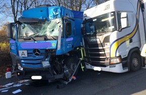 Polizei Münster: POL-MS: Unfall auf der Autobahn 1 bei Ascheberg - Richtungsfahrbahn Dortmund gesperrt
