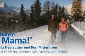 Zum "Tag der Komplimente" am 24.01. bedankt sich Felix Neureuther bei seiner Mutter Rosi Mittermaier für Werte wie Offenheit und Respekt, die sie ihm vermittelt hat