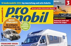 Motor Presse Stuttgart, PROMOBIL/ CARAVANING: promobil-Leserwahl: Wohnmobilisten wählen ihre "Stellplätze des Jahres 2025"