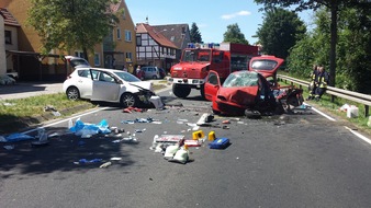 Polizeiinspektion Hameln-Pyrmont/Holzminden: POL-HM: Nachtragmeldung zur Mitteilung "Frontalzusammenstoß - Rettungshubschrauber im Einsatz - Bundesstraße 1 voll gesperrt"