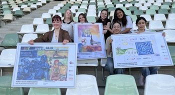 „bunt statt blau“: Schülerin aus Dresden gewinnt Plakatwettbewerb gegen Rauschtrinken in Sachsen