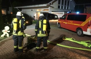 Feuerwehr Haan: FW-HAAN: Elektrogerät brennt im Keller