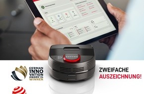 Nexaro GmbH: Zweifache Auszeichnung für Nexaro: B2B Saugroboter Nexaro NR 1500 mit Red Dot Design Award und Nexaro HUB mit German Innovation Award prämiert
