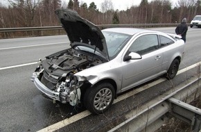 Polizeidirektion Kaiserslautern: POL-PDKL: A6/Kaiserslautern, Kollision nach Fahrstreifenwechsel