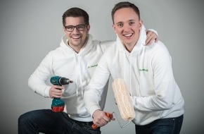 Homebell: 11 Millionen Euro Series B-Investment für Homebell: SevenVentures, AXA und der Helvetia Venture Fund investieren beim Online-Marktführer für Renovierungsarbeiten