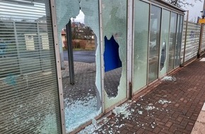 Bundespolizeiinspektion Kassel: BPOL-KS: Scheiben klirrten am Bahnhof Obersuhl