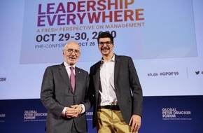 Global Peter Drucker Society: "Mangelware Führungsqualität": 12. Peter Drucker Forum 2020 zum Thema "Leadership" angekündigt