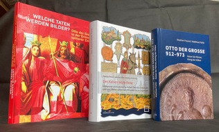 Zentrum für Mittelalterausstellungen: Neues über Otto den Großen / Gleich drei 2023 veröffentlichte Bücher präsentieren einen der bedeutendsten Kaiser des Mittelalters in bisher nicht gekannter Weise
