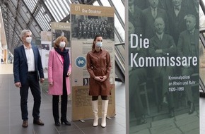 Polizei Gelsenkirchen: POL-GE: "Die Kommissare" zu Gast im Wissenschaftspark Polizeipräsidentin und Oberbürgermeisterin besichtigen Wanderausstellung in Ückendorf