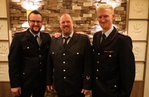 Kreisfeuerwehr Oldenburg: FW-OLL: Sebastian Hohnholz und Bastian Bartel als neue Ortsbrandmeister in Groß Ippener gewählt