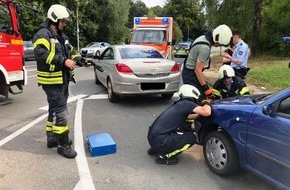 Feuerwehr Sprockhövel: FW-EN: Verkehrsunfall mit zwei leicht Verletzten