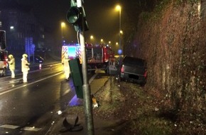 Feuerwehr Stolberg: FW-Stolberg: Verkehrsunfall auf der Europastraße