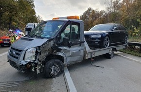 Feuerwehr Bremerhaven: FW Bremerhaven: Verkehrsunfall auf der BAB 27