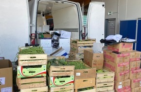 Polizeipräsidium Mannheim: POL-MA: Oftersheim/Rhein-Neckar-Kreis/BAB 5: LKW transportiert verdorbene Lebensmittel und war mit knapp einer Tonne überladen