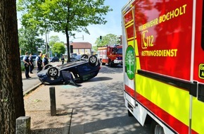 Feuerwehr Bocholt: FW Bocholt: Verkehrunfall in Bocholt