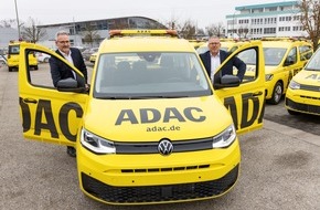 ADAC: ADAC Straßenwacht: Der Caddy löst den Touran ab / Sicherheit und Raumkonzept gaben den Ausschlag / Pro Jahr werden 290 Fahrzeuge ausgetauscht