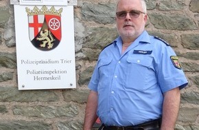 Polizeidirektion Trier: POL-PDTR: 40-Jähriges Dienstjubiläum PHK Martin Weiler (Polizeiinspektion Hermeskeil)