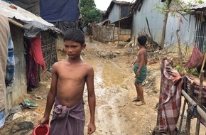 Helvetas: Helvetas schützt Rohingya-Flüchtlinge und baut Toiletten und Küchen