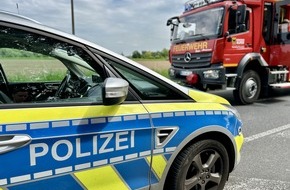 Freiwillige Feuerwehr Alpen: FW Alpen: Verkehrsunfall mit einer verletzten Person