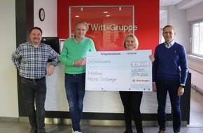 Witt-Gruppe: Mitarbeitende sammeln für die Ukraine: Witt-Gruppe spendet 33.000 Euro für Hilfsinitiativen