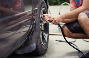 ADAC Hessen-Th&uuml;ringen e.V.: Richtig Druck geben - Optimaler Luftdruck spart Kraftstoff und mindert Verschlei&szlig;