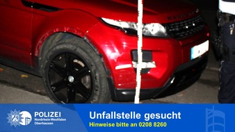 Polizeipräsidium Oberhausen: POL-OB: Wer hat Unfall eines roten Range Rover beobachtet?
