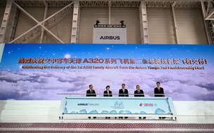 Xinhua-News: Airbus liefert erstes Flugzeug aus seiner neuen Montagelinie in China aus