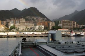 Deutsche Marine - Pressemeldung / Bilder der Woche: Südatlantiküberfahrt beendet - Marineschiffe bis Montag in Brasilien