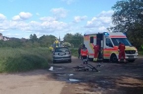 Polizeidirektion Worms: POL-PDWO: Offstein - Radfahrerin schwer verletzt