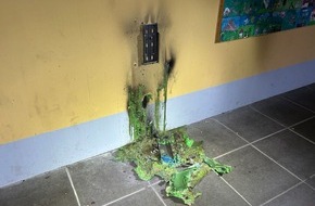 Polizeidirektion Landau: POL-PDLD: Edenkoben - Mülleimer in Brand gesetzt